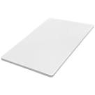 Placa Corte Branca 50x30x1,5 cm Placa Corte Branca 50x30x1,5 cm