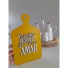 Placa Cozinha Plaquinha Tábua Decorativa com Frase Diversas - 1 unidade