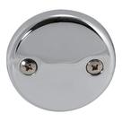 Placa de acabamento para extravasor de banheira EZ-FLO cromada 8 cm