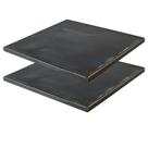 Placa de aço A36 laminada a quente com 3 mm de espessura 20x20cm - 2PCS