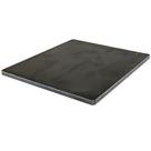 Placa de aço Jikacok Premium A36 em aço macio laminado a quente 25x25cm