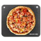 Placa de aço para pizza VEVOR 40x37x0,6cm em aço carbono pré-temperado