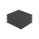 Placa de aço SALUINOKI A36 laminada a quente 3mm 15x15cm (pacote com 4)