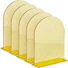 Placa de acrílico JINMURY Gold Mirror Arch 20x25 cm com suporte, pacote com 5