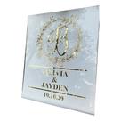 Placa de acrilico para datas comemorativas - personalizada