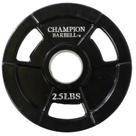 Placa de aderência olímpica revestida de borracha Champion Barbell 1,13 kg