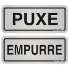 Placa De Alumínio Auto-adesiva 12x12cm Puxe - Empurre - 900 Af - Sinalize Placa 5 X 12 (puxe - Empurre) Sinalize 900af Placa De Alumínio Auto-adesiva 12x12cm Puxe - Empurre - 900 Af - Sinalize Placa 5 X 12 (puxe - Empurre) Sinalize 900af