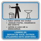 Placa de Alumínio Autoadesiva 12x12cm Educativa Sanitario Masculino 900 Ad Sinalize Placa 12x12 Placa de Alumínio Autoadesiva 12x12cm Educativa Sanitario Masculino 900 Ad Sinalize Placa 12x12