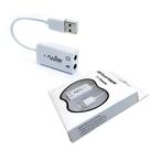 Placa De Áudio 7.1 Adaptador P2/usb Fone E Microfone Bm-800