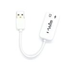 Placa De Áudio Adaptador Usb P2 Microfone Bm800 P/ Pc Waver