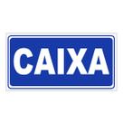 Placa de Aviso e Sinalização Portas Caixa 20cmx15cm PVC