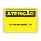 Placa de Aviso / Sinalização - Personalizado com Seu Texto (25x20cm) - SP07