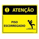 Placa de Aviso / Sinalização - Piso Escorregadio (25x20cm) - PE01