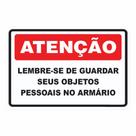 Placa de Aviso / Sinalização - Pretences Pessoais (25x20cm) - PP04