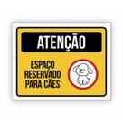 Placa de Aviso / Sinalização - Seu Pet é Bem-Vindo Aqui- 15x20cm - SP07