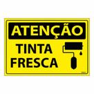 Placa de Aviso / Sinalização - Tinta Fresca (25x20cm) - TF09