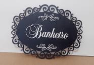 Placa de Banheiro- Mdf 3mm
