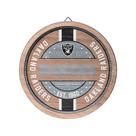 Placa de barril de madeira FOCO Oakland Raiders NFL oficialmente licenciada Placa de barril de madeira FOCO Oakland Raiders NFL oficialmente licenciada