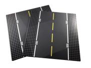 Placa de base Apostrophe Games Road Baseplate com design rodoviário, 2 unidades Placa de base Apostrophe Games Road Baseplate com design rodoviário, 2 unidades
