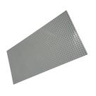 Placa de base de blocos de construção Ulanlan Classic 17,5 x 8,8 polegadas cinza
