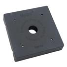 Placa de base de poste Myard PBP para poste de madeira 6x6 resistente a UV