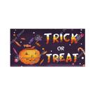 Placa De Boas-Vindas De Madeira Para Porta De Halloween, Pingente Suspenso Com Abóbora, Fantasma E