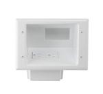 Placa de cabo com tomada de receptáculo duplex embutida DATA COMM