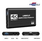 Placa de captura de vídeo 4k 1080p hdmi para usb 3.0