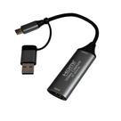 Placa de Captura Hdmi Streaming 4K 60hz Compatível Windows, MacOS, Android e Linux F3 Placa de Captura Hdmi Streaming 4K 60hz Compatível Windows, MacOS, Android e Linux F3