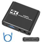 Placa de captura TKHIN com microfone 4K HDMI Loop-Out 1080p