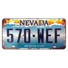 Placa de Carro Decor em Madeira State Route - Nevada - USA