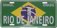 Placa de Carro Decorativa Lembrança Rio De Janeiro Souvenir