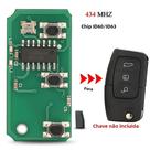 Placa De Circuito Para Chave Remota De Carro Ford Fusion Focus Mondeo Fiesta Galaxy 315 433MHZ 3