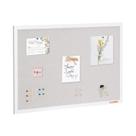 Placa de cortiça VEVOR 36x24cm branca com superfície de linho