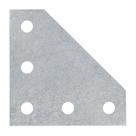 Placa de Cunha de Canto Heneng com 5 Furos para Canaleta de 1-5/8"