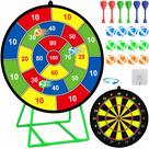 Placa de dardos MINIFUN Large para crianças com suporte e 12 bolas adesivas