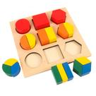 Placa de decomposição de formas geométricas Montessori Early Learning Placa de decomposição de formas geométricas Montessori Early Learning