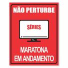 Placa De Decoração Não Perturbe - Ps1Mm 20X27Cm