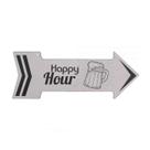 Placa de Decoração Seta Direção em MDF - Happy Hour