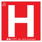 PLACA DE EMERGENCIA DE HIDRANTE 15X15- 10 unidades
