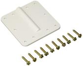 Placa de entrada de cabo Winegard CE-1000 Cabo único, branco, grande