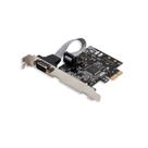Placa de entrada/saída Syba Single Port PCIe RS232 Serial Adapter