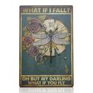 Placa de estanho de metal MALLONY Vintage Retro, decoração de parede de outono, 20x30cm