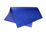 Placa De EVA Azul Escuro Com Glitter Kaz 5 Unidades 40 x 60cm