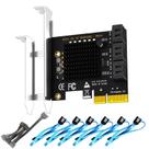 Placa de expansão GLOTRENDS SA3026-C 6 portas PCIe X4 SATA III