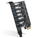 Placa de expansão PCI-E para USB 3.0 de 7 portas SINEFINE UP7000