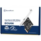 Placa de expansão SilverStone Technology ECU06 USB 20Gbps Placa de expansão SilverStone Technology ECU06 USB 20Gbps
