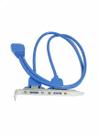 Placa de Expansão USB 3.0 Dupla Traseira Slot PCI Velocidade Turbo para Seu PC