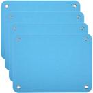 Placa de feltro Yunsailing de 4 peças para crianças pequenas, azul