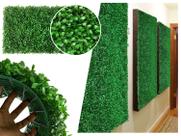 Placa de Grama Artificial Revestimento de Parede Buxinho 60x40 - DE358113